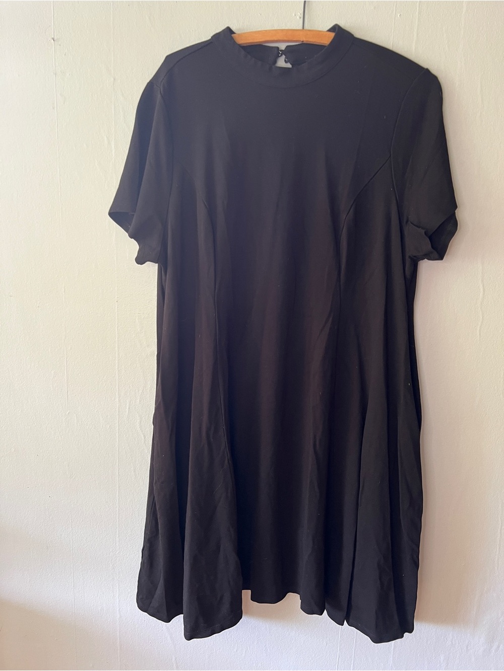 torrid Black Short Sleeve Swing Dress